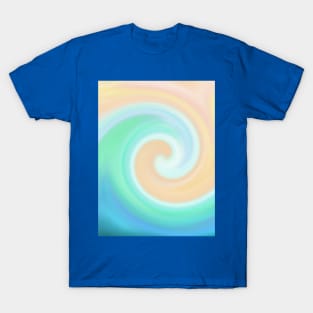 Abstract Beach Sand Ocean Wave T-Shirt